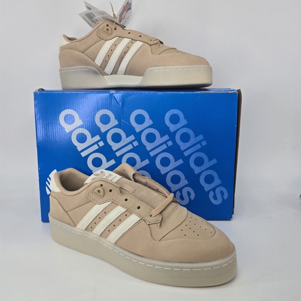 ADIDAS Original Rivalry Lux Low Shoes Men's 9.5 Womens 10.5 Magic Beige IH0255